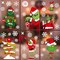 Christmas Window Clings Decorations for Glass Windows Winter Stickers Snowflakes Christmas Decorations Christmas Window Stickers for Holiday Window Clings Winter Decorations 10 Sheet